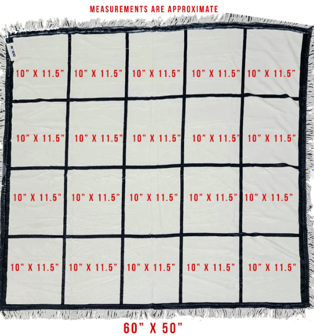 20 Panel Sublimation Blanket