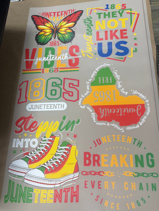 Juneteenth Gang Sheet