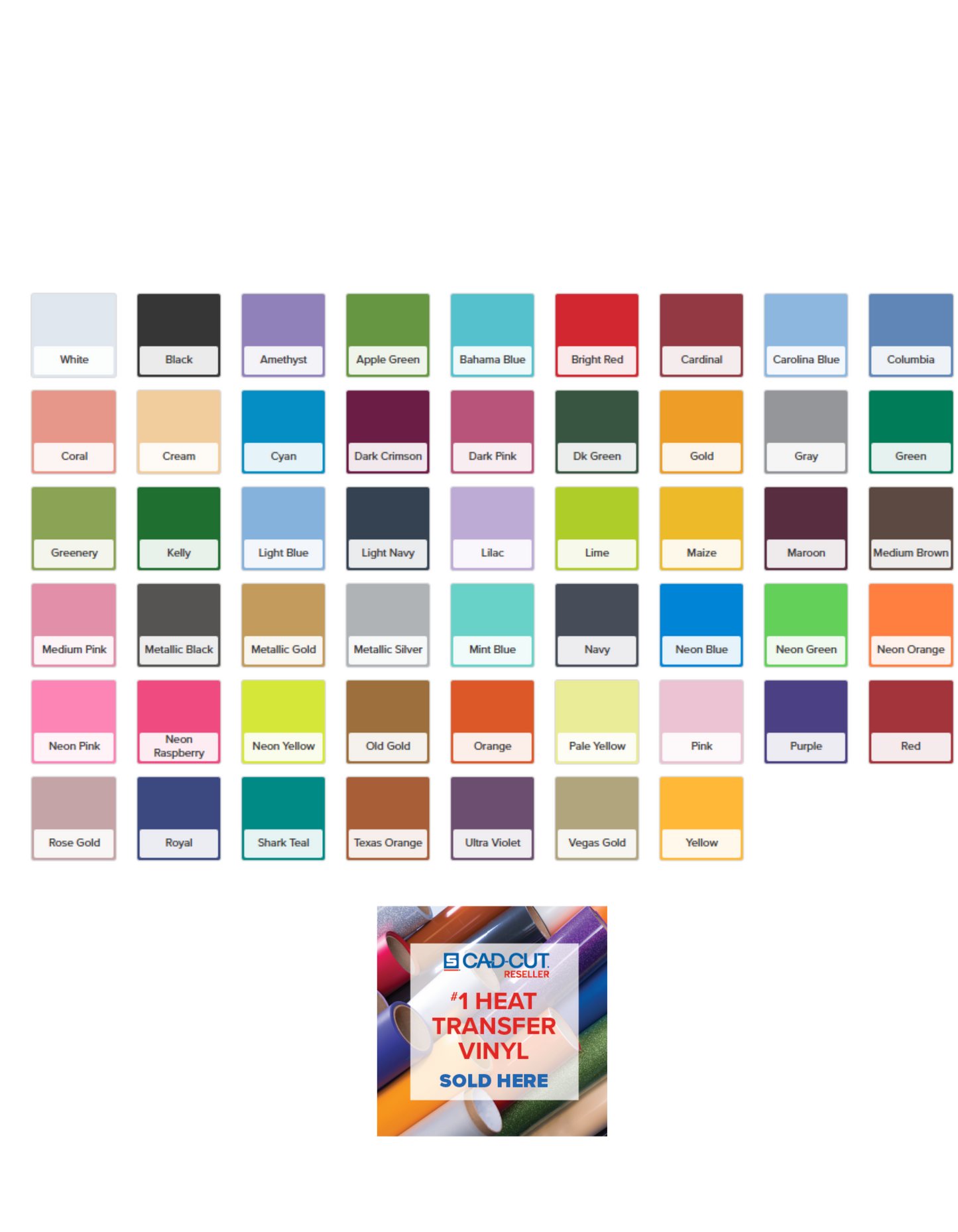 CAD-CUT® UltraWeed™ Heat Transfer Vinyl