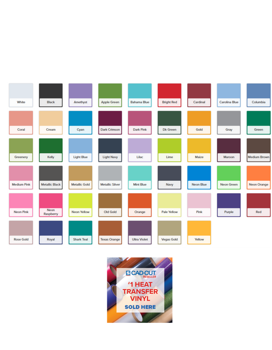 CAD-CUT® UltraWeed™ Heat Transfer Vinyl