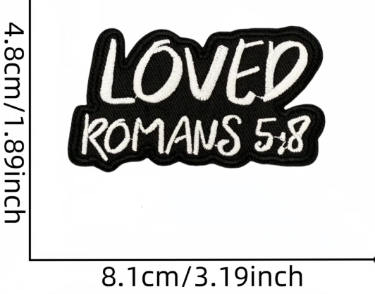 Faith-Based Iron-On Patches | Christian Scripture Patches