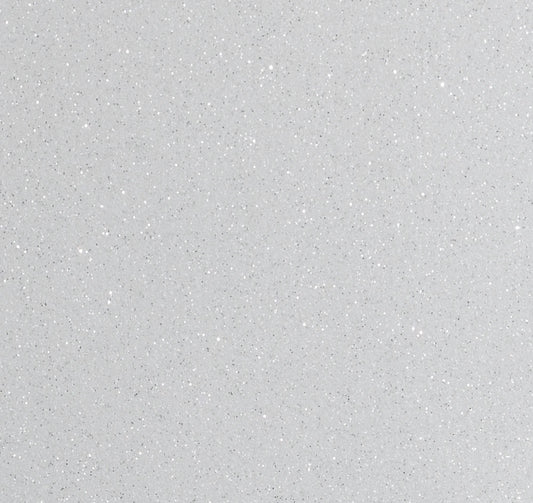 White Glitter Flake HTV